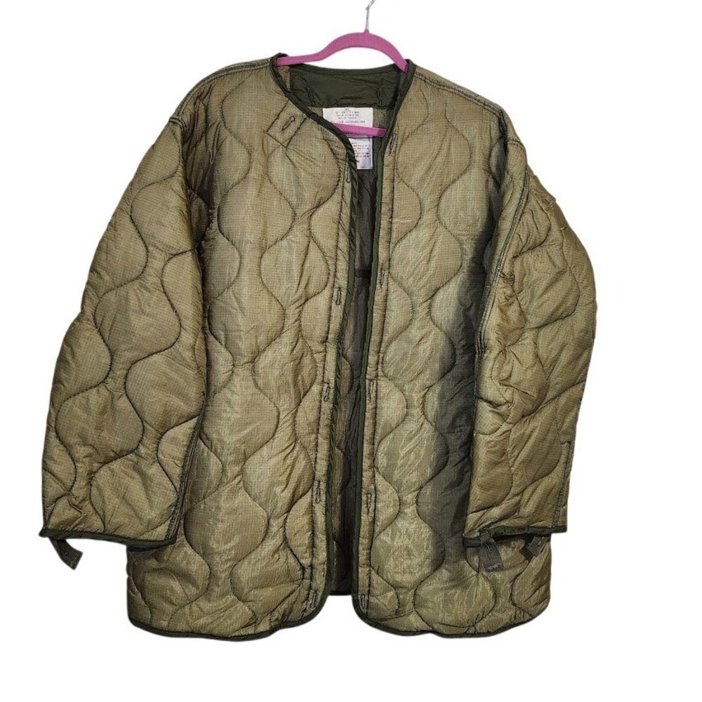 VTG 1979 US Army M65 Fishtail Parka Quilted Liner Jacket Golden Mfg Small